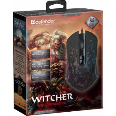 Мышка Defender Witcher GM-990 RGB Black Фото 3