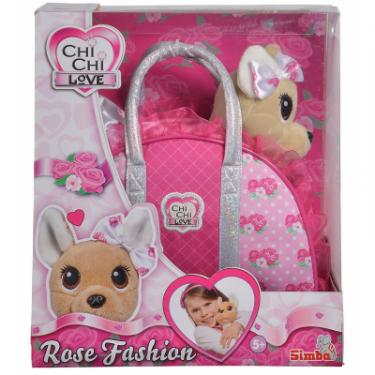 Мягкая игрушка Simba Chi Chi Love Чихуахуа Розовая мода с сумочкой Фото 2