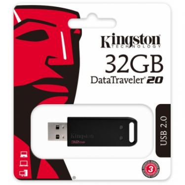 USB флеш накопитель Kingston 32GB DataTraveler 20 USB 2.0 Фото 3