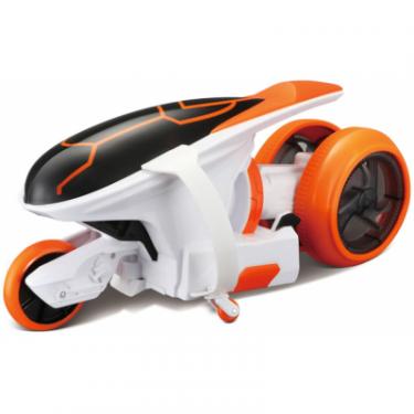 Радиоуправляемая игрушка Maisto Мотоцикл Cyklone 360 оранжево-белый Фото