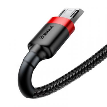 Дата кабель Baseus USB 2.0 AM to Micro 5P 1.0m Cafule 2.4A red+black Фото 1