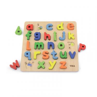 Развивающая игрушка Viga Toys Пазл Строчная буква алфавита Фото 1