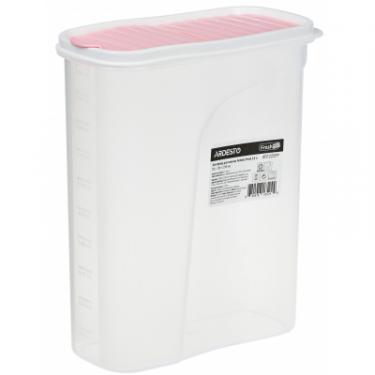Емкость для сыпучих продуктов Ardesto Fresh 2.5 л Pink Фото