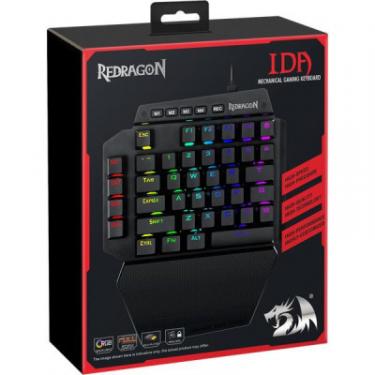 Клавиатура Redragon Ida RGB USB Black Фото 10