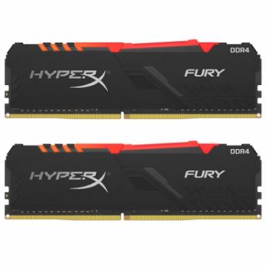 Модуль памяти для компьютера Kingston Fury (ex.HyperX) DDR4 32GB (2x16GB) 3600 MHz HyperX Fury RGB Фото