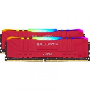 Модуль памяти для компьютера Micron DDR4 32GB (2x16GB) 3000 MHz Ballistix RGB Red Фото