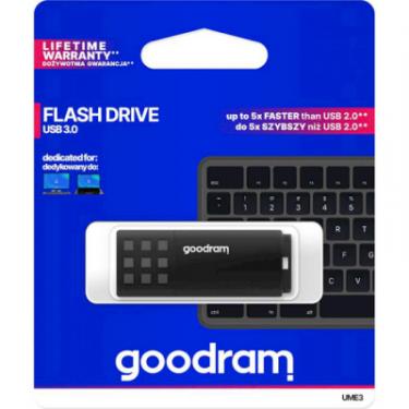 USB флеш накопитель Goodram 128GB UME3 Black USB 3.0 Фото 2
