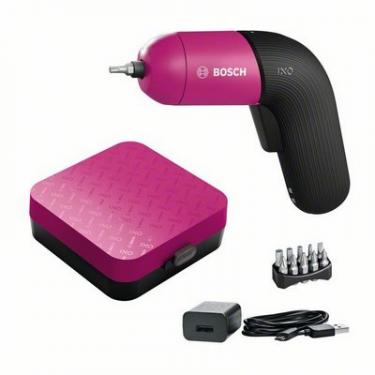 Отвертка аккумуляторная Bosch IXO VI Colour, LED, аккумуляторный, 10бит, кейс Фото 1