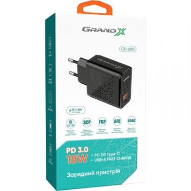Зарядное устройство Grand-X Fast Сharge 6-в-1 PD 3.0, QС3.0, AFC,SCP,FCP,VOOC Фото 4