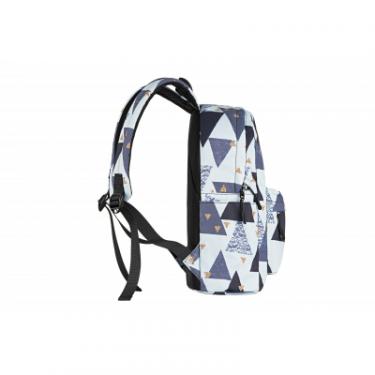 Рюкзак для ноутбука 2E 13" TeensPack Triangles, White Фото 3