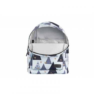 Рюкзак для ноутбука 2E 13" TeensPack Triangles, White Фото 4