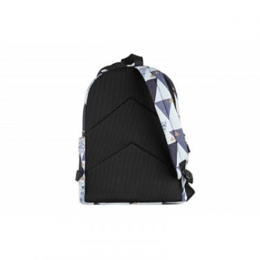 Рюкзак для ноутбука 2E 13" TeensPack Triangles, White Фото 7