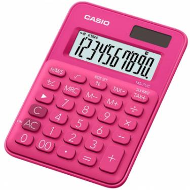 Калькулятор Casio MS-7UC-RD-S-EC розовый Фото