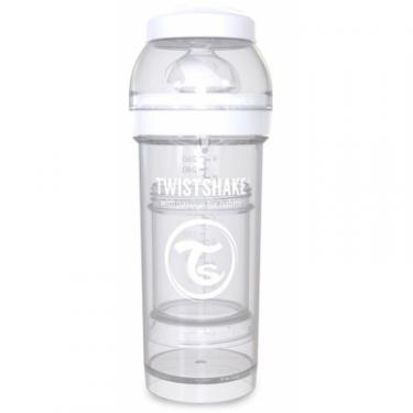 Бутылочка для кормления Twistshake антиколиковая 260 мл, белая Фото