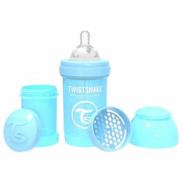 Бутылочка для кормления Twistshake антиколиковая 180мл, светло-голубая Фото 1