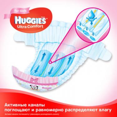 Подгузники Huggies Ultra Comfort 3 (5-9 кг) Giga для дівчаток 94 шт Фото 2