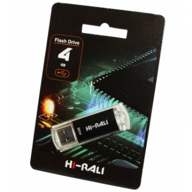 USB флеш накопитель Hi-Rali 4GB Rocket Series Black USB 2.0 Фото