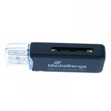 Считыватель флеш-карт Mediarange USB 3.0 black Фото 1