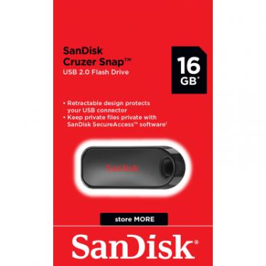 USB флеш накопитель SanDisk 16GB Cruzer Snap USB 2.0 Фото 5