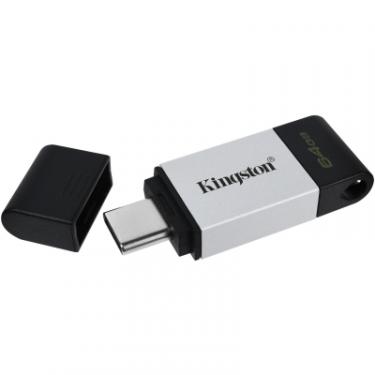 USB флеш накопитель Kingston 64GB DataTraveler 80 USB 3.2/Type-C Фото 2