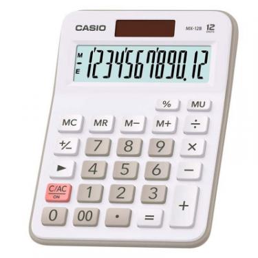 Калькулятор Casio MX-12B-WE белый Фото