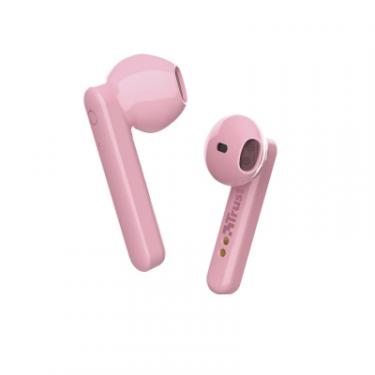 Наушники Trust Primo Touch True Wireless Mic Pink Фото 5
