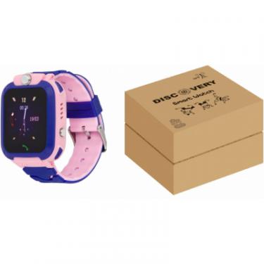 Смарт-часы Discovery D2000 THERMO pink Kids smart watch-phone з термоме Фото 2