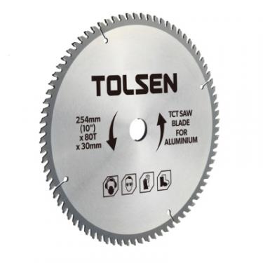 Диск пильный Tolsen пильный с ТВС напайками по алюминию 210х60Т*30мм Фото