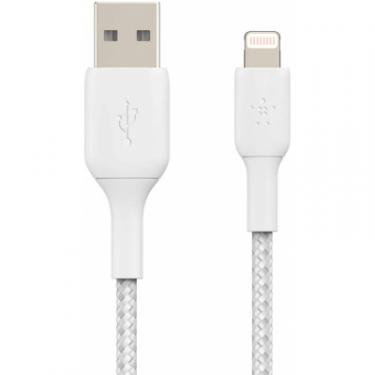 Дата кабель Belkin USB 2.0 AM to Lightning 1.0m white Фото 1