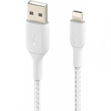 Дата кабель Belkin USB 2.0 AM to Lightning 1.0m white Фото 2