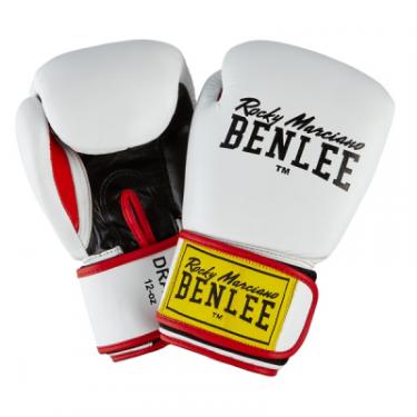 Боксерские перчатки Benlee Draco 12oz White/Black/Red Фото