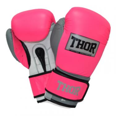Боксерские перчатки Thor Typhoon 14oz Pink/Grey/White Фото