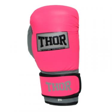 Боксерские перчатки Thor Typhoon 14oz Pink/Grey/White Фото 2