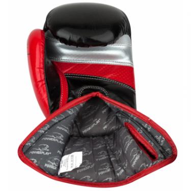 Боксерские перчатки PowerPlay 3007 16oz Black Фото 4