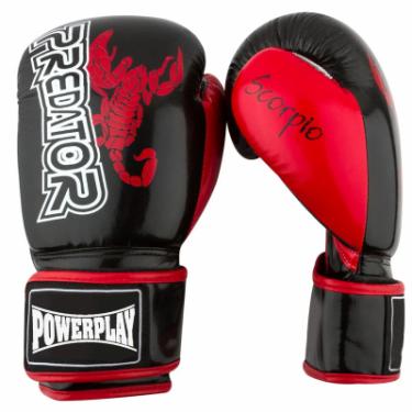 Боксерские перчатки PowerPlay 3007 16oz Black Фото 6
