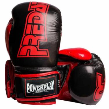 Боксерские перчатки PowerPlay 3017 10oz Black Фото