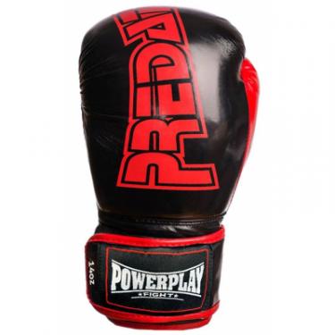 Боксерские перчатки PowerPlay 3017 10oz Black Фото 2
