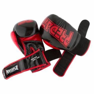 Боксерские перчатки PowerPlay 3017 10oz Black Фото 3