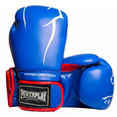 Боксерские перчатки PowerPlay 3018 10oz Blue Фото