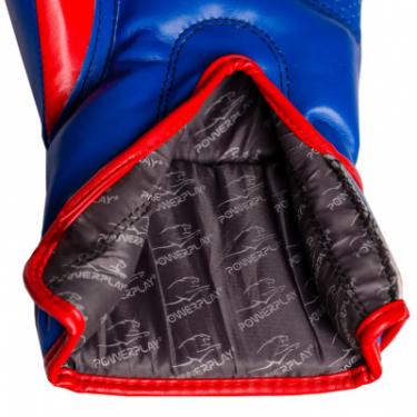 Боксерские перчатки PowerPlay 3018 10oz Blue Фото 4