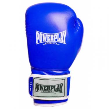 Боксерские перчатки PowerPlay 3019 14oz Blue Фото 2