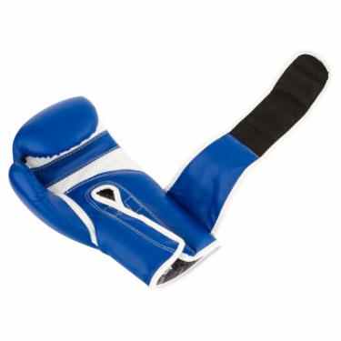 Боксерские перчатки PowerPlay 3019 14oz Blue Фото 3