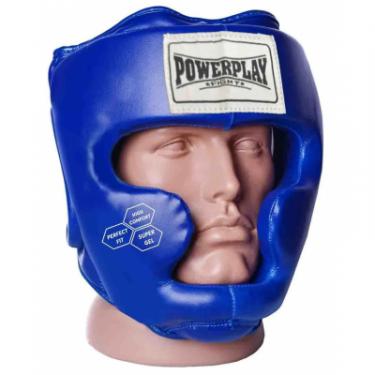 Боксерский шлем PowerPlay 3043 XS Blue Фото 1