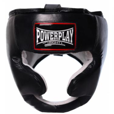 Боксерский шлем PowerPlay 3065 L/XL Black Фото 1
