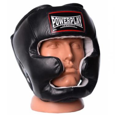 Боксерский шлем PowerPlay 3065 L/XL Black Фото 2
