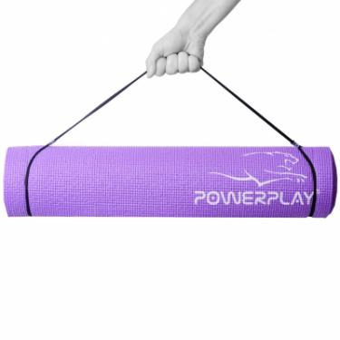 Коврик для фитнеса PowerPlay 4010 173 x 61 x 0.6 см Voilet Фото 4