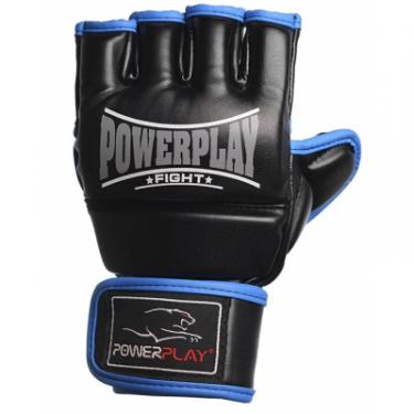 Перчатки для MMA PowerPlay 3058 XL Black/Blue Фото