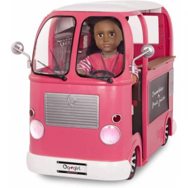 Игровой набор Our Generation транспорт для кукол Продуктовый фургон розовый Фото 2