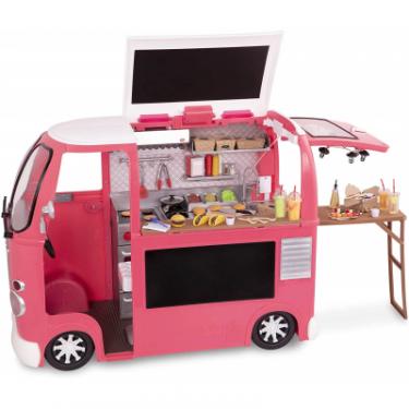 Игровой набор Our Generation транспорт для кукол Продуктовый фургон розовый Фото 6