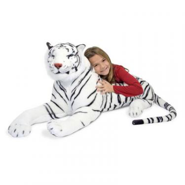 Мягкая игрушка Melissa&Doug Гигантский плюшевый белый тигр 1,8 м Фото 1
